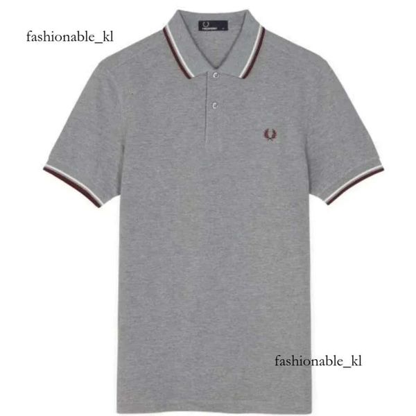 Fred Perrys Mens Basic Polo Рубашка Дизайнерская рубашка Business Polo роскошные вышитые логотип Mens Tees с короткими рукавами Top 765