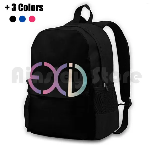 Backpack Exid Outdoor caminhada de camping à prova d'água Junghwa le hani solji hanny kpop music hallyu coreano fandom