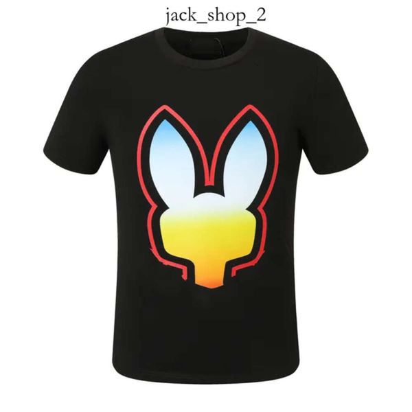 Psyco Bunny футболка Mens Mens Womens Skeleton Rabbit 2024 Новый дизайн мульти стиль мужская рубашка модельер -дизайнер -футболка пара с коротким рукавом SIZ 8176 651