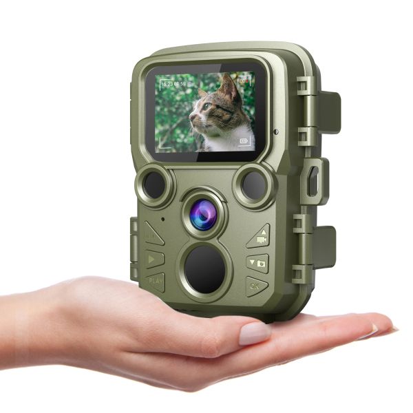 Камеры Dsoon Hunting Camera Mini Trail Camera 12MP 1080p видео дикое животное ночное зрение Водонепроницаемое дикая природа 850 нм Инфракрасное