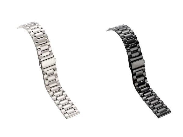 Hochwertige Herren wmoens Uhrengurte Luxus Uhrengürtel für Männer Frauen Edelstahl -Stahl -Straps Armbandbänder Smart Watch Band 28mm Silber Metal Watchband Geschenk