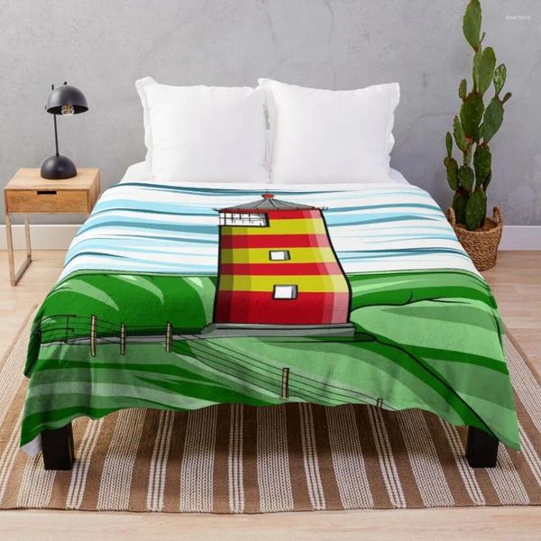 Одеяла Pilsum maythouse Pilsumer leuchtturm Germany Throw Glalel Microfiber Purry очень большая фланель