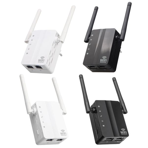 Роутеры беспроводной Wi -Fi Repeater Dual -полос 300 Мбит / с усилителя сигнала Booster 2 Antennas wifi Extender Wlan Lan Router Усилитель маршрутизатора