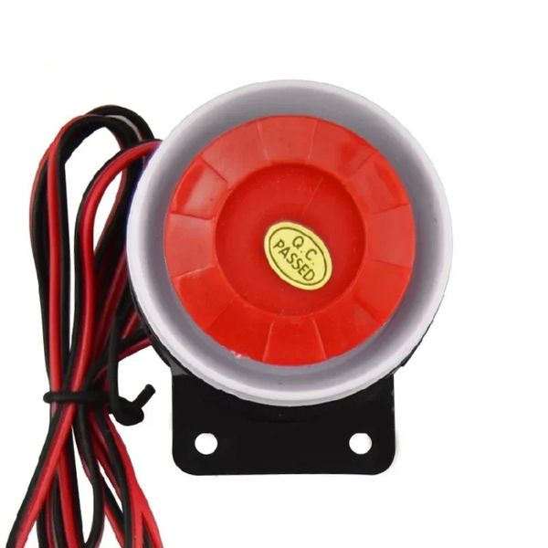 Piezoelektrik Buzzer Alarm Boynuzu Hırsızlık Karşı Kablolu Kablolu 12/220V Yüksek 402dB Polis Siren Sistemi Autostart ile