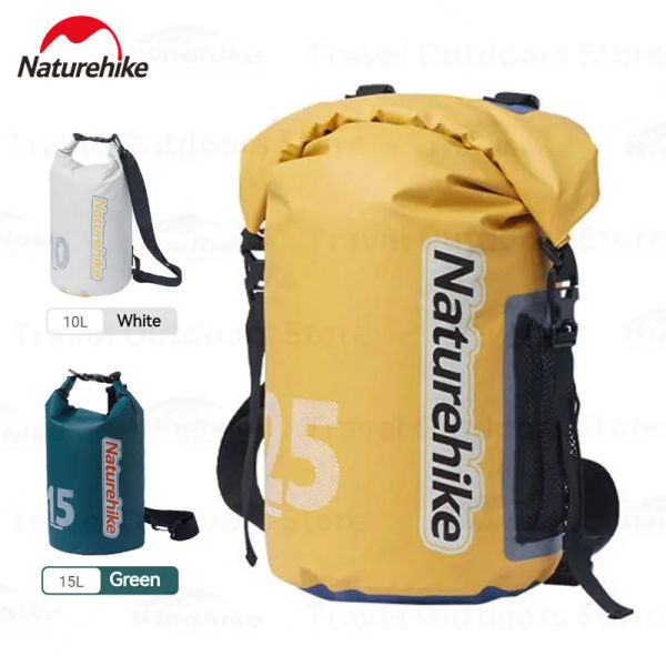 Sacchetti naturale di natura in PVC 10L/15L/25L BASSA DI BAGNA DI FUNZIONE INFERIORE TREKKING HERMOBAG TURISMO OUTDOOR ECCACCHIA PACCHE