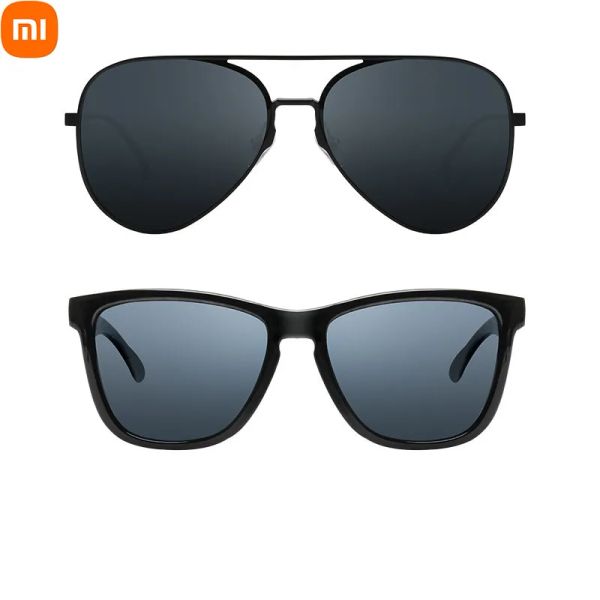 Occhiali da sole xiaomi mijia classici occhiali da sole quadrati / pilota Selfrepairing tac polarizzante lente no occhiali scew 6 strati polarizzanti uomini