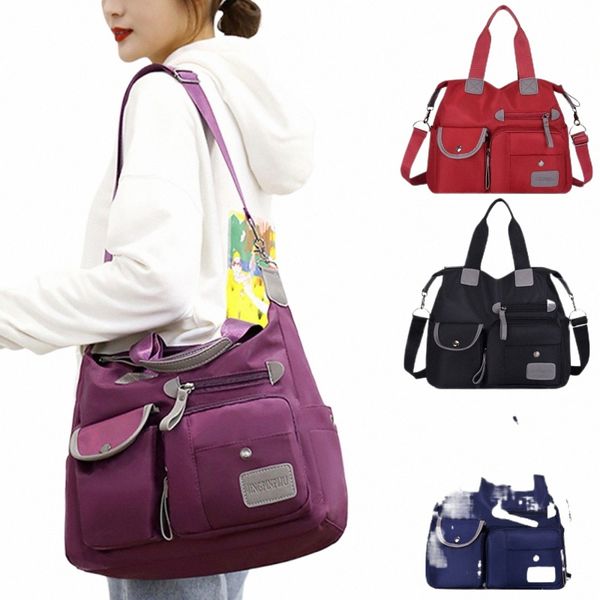 Neu in Handtaschen für Frauen Clearance Verkauf Handtasche für Frauen wasserdichte Nyl Crossbody Bag Schulter Handtasche Organizer Einkaufstasche M13O#