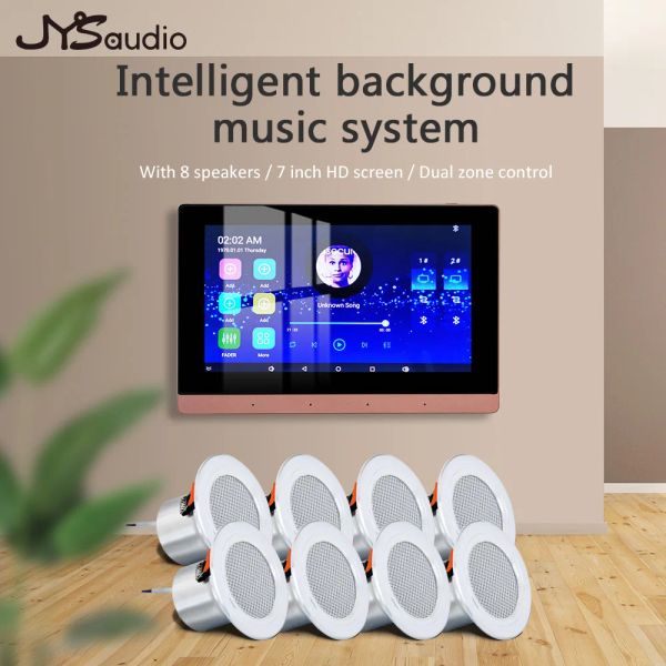 Verstärker Smart Home Theatre Sound Amplifier WiFi Bluetooth Inwall Android Musik Panel Stereo Mini Deckenlautsprecher Set Hotel Wohngebäude