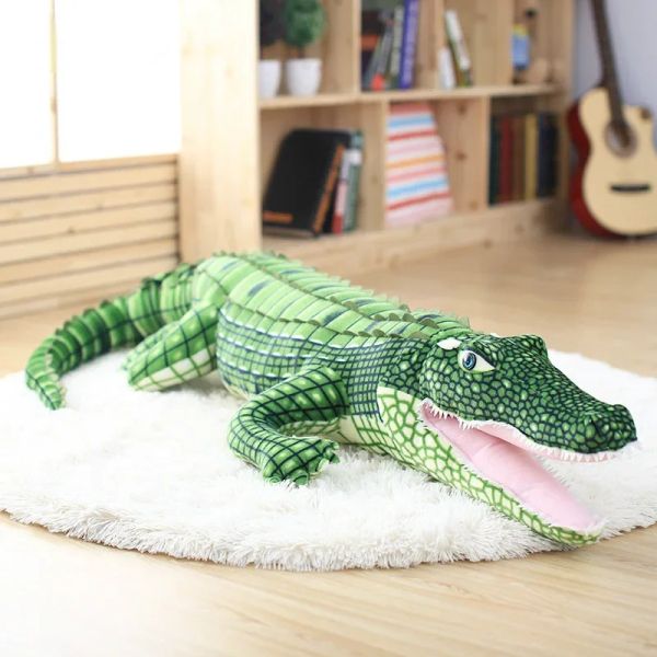 Puppen Kawaii Ceative Kissen für Kinder Geschenk niedliche große Simulation Krokodilpuppen Stofftiere Real Life Alligator Plüschspielzeug