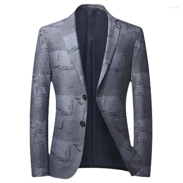 Abiti da uomo 2024 Fashion Men abbigliamento designer di lusso Blazer Business Business Abbigliamento Formale Giacca da stampa elegante Mascella