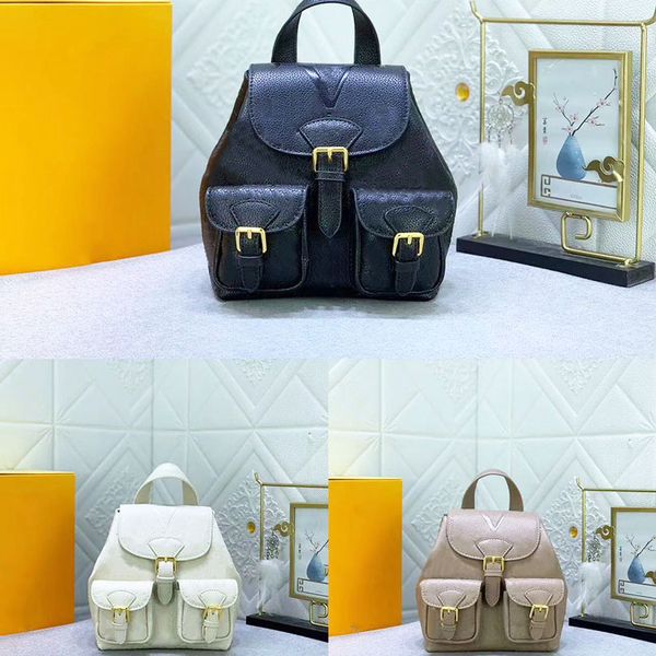 Книжные сумки резервные дизайнерские дизайнерские дизайнерские рюкзаки дизайнер рюкзак Dimbagjx искренние кожаные женские милые рюкзак