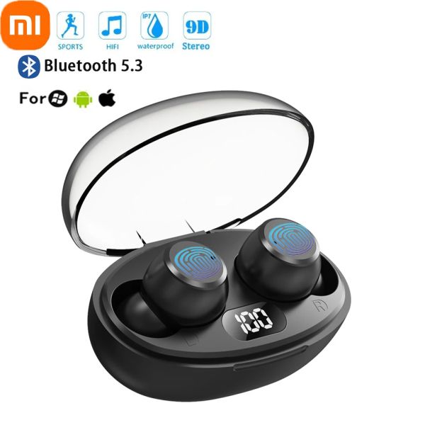 Ohrhörer Xiaomi Air Buds Mini Pods Bluetooth Earphone Wireless Headset LED Digitale Display Ohrhörer Berührungssteuerung Sport Headsets für Telefon