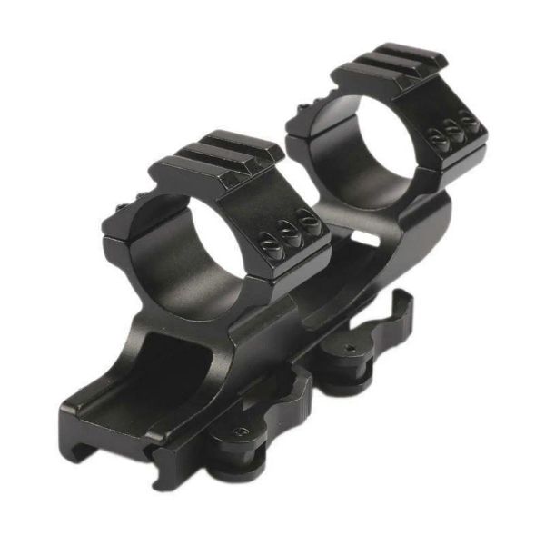 Escopo de escopo de escopo rápido Mount Dual 25,4mm/30mm anéis para tecelão/picatinny/qd/ar15/ak 47 suporte ao ar livre caça ao ar livre