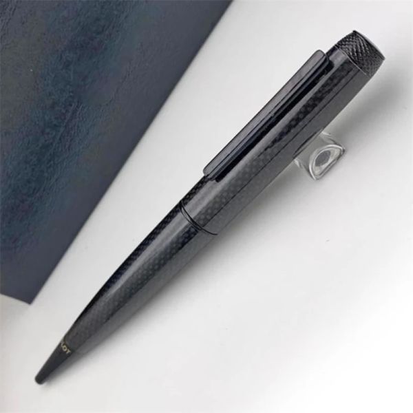 Pens Luxury H_B Fibra di carbonio Design a sfera Ballpoint Pens Stationery Office Business Fashion Writing Smooth Riemil Ball Penna