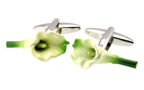 Links Choch Links Links Flower Flower Tree Flower Flover Clover Calla Lily Rose Daisy Cufflinks S1222