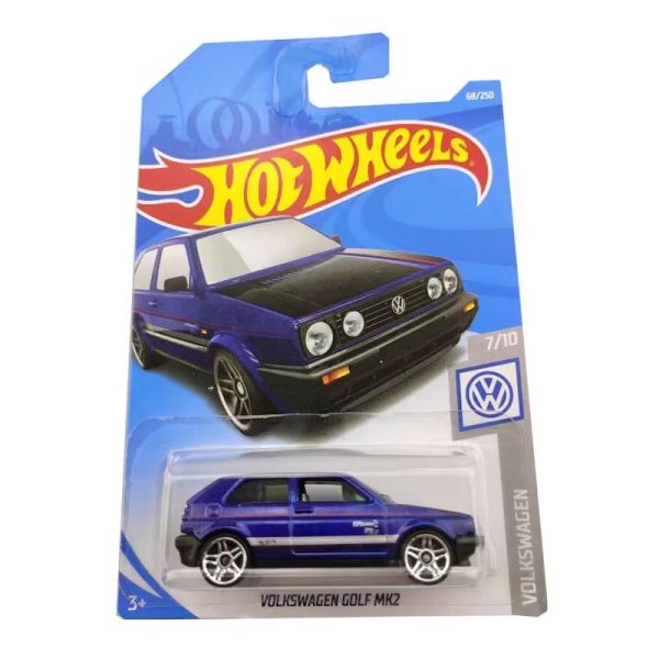 Cars Hot Wheels 1:64 CAR VOLKSWAGEN GOLF MK2 CAR METAL DIECAST MODE