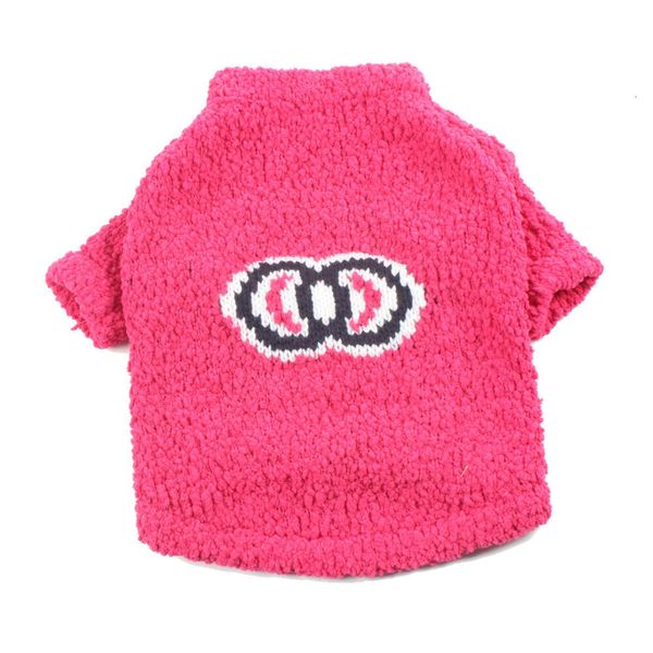 Nuovo marca di moda per cani Mashion rosa rotonda con maglione per collo tieddy dog keji fadu abiti in costume da pet