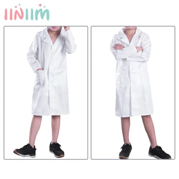 Футболки iiniim Unisex Boys Girls White Doctor Униформа костюма на Хэллоуин