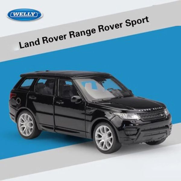 Автомобили 1/36 Land Rover Range Rover Sport Toy Car Модельная сплава Diecast Toy Aparcles Вытащите модельный автомобиль для детей для детей для взрослых