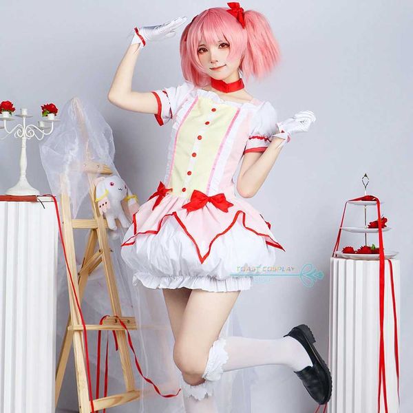 Costumes de anime Anime japonês Cos Puella Magi Madoka Magica Kaname Cosplay vem a festa de Natal da Harlown Sets Setes Uniformes