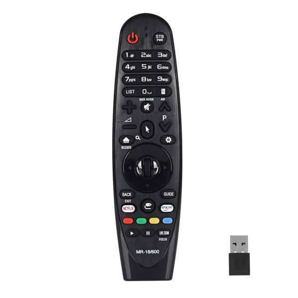 Kontrol Universal 2.4g uzaktan kumanda MR18/600 Akıllı TV için Kullanım MR18 MR600 ANMR18/600 AMHR600 ANMR650 Serisi Denetleyici Ses Yok