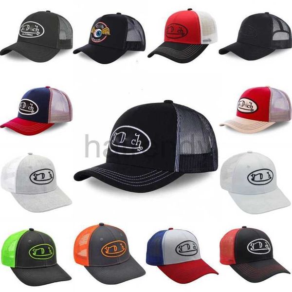 Capeau Von Dutchs Hats USA High Street Caps USA DOMESA BASEBALL Golf Fishing Party Hip Hop Sun Protezione Sun Snapback Snapbacks Dimensioni regolabili KVUD KVUD