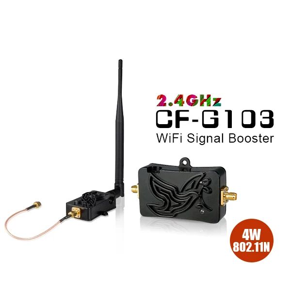 Roteadores 4W Wi -Fi sem fio amplificadores de banda larga 2,4 GHz 802.11n amplificador de potência Signa Booster para WiFi Router WiFi Signal Repeator