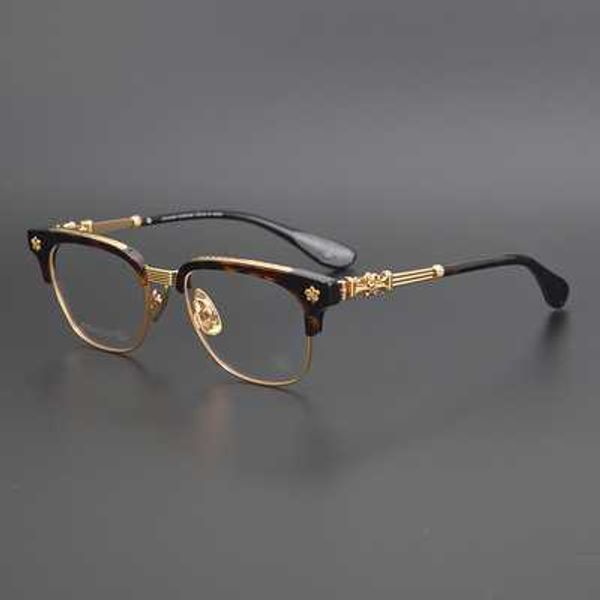 CH Cross Sunglasses Frames Designer Heart Men Men Eyeglass Pure Titanium Golds Plate Myopia Chromes Women Women Marca Sunglasses of Women Glasses IO70