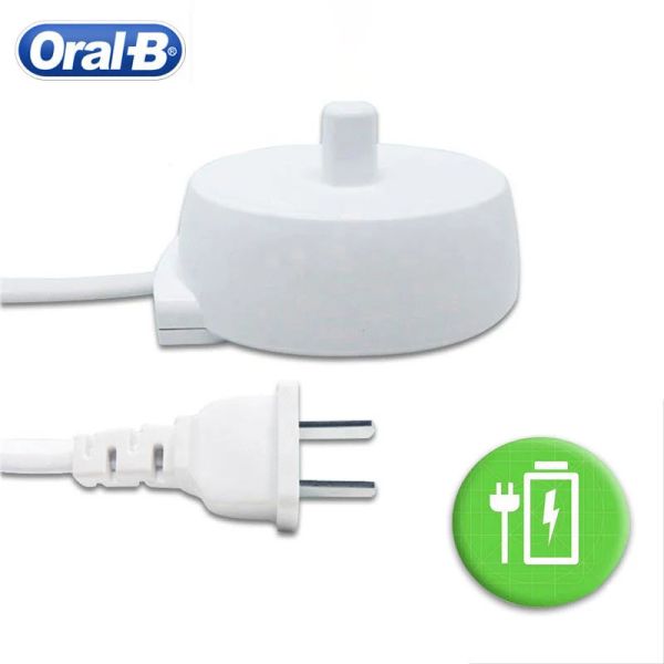 Cabeças CARREGENTES ENTERRAS ELÉTRICAS Compatável com a série B oral B dentes elétrica de dentes UE/US/UK/AU Plugue indutivo Adaptador de base de carregamento