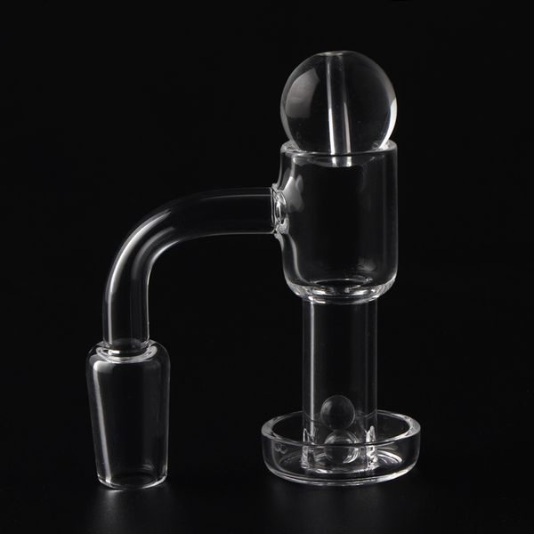 Bangeggio a cabina in quarzo intagliatore tart a tappeto intagliatore Terp da 10/14 mm di alta qualità con tappo per carboidrati in vetro e perle al quarzo da 6 mm per bombe a tubo d'acqua in vetro bong