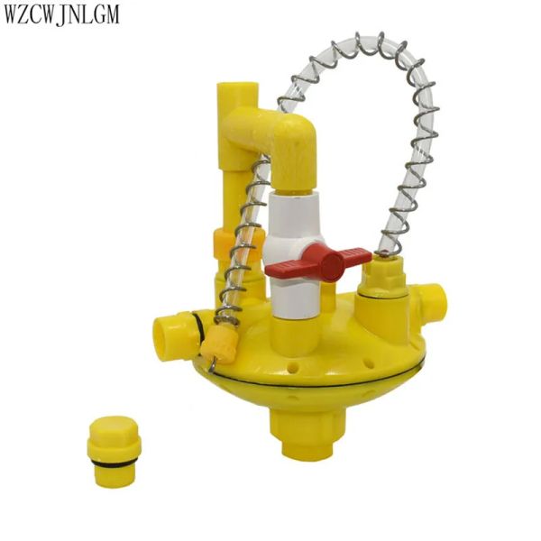 Reinigungsmittel Geflügelzuchtsystem Wasserlinie Wasserdruckregler Automatische Druckregulierung Ventil Buck Regulator Filter 1PCS