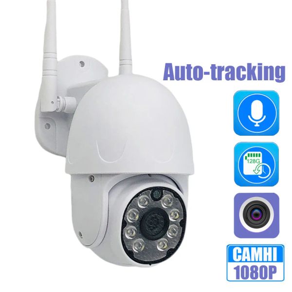 Telecamere per esterni wifi cupola ip fotocamera umana monitoraggio automatico videosorveglianza notturno 128g scheda sd altoparlante audio camhipro vista