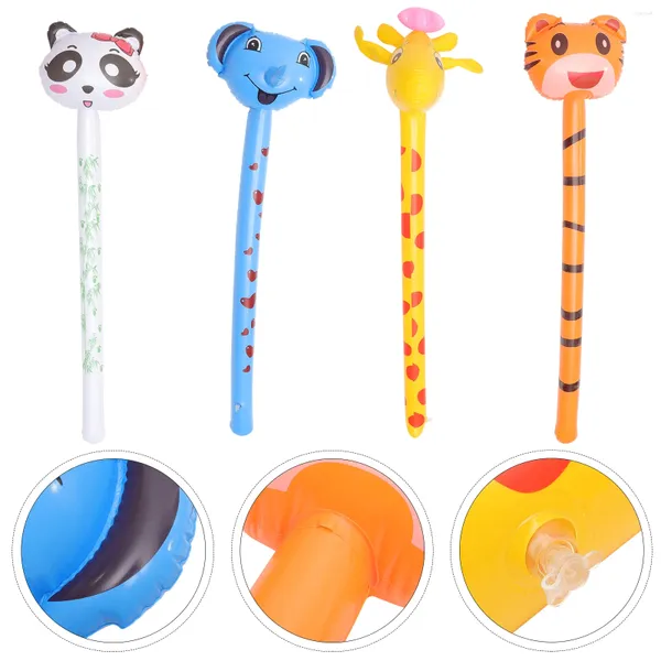 Вечеринка надувная надувная палка лошадь Bam Blow Bool Favors Animal Noisemakers Sticks Thunder Float Toys Toys Up Jungle Balloon Bat Bat Late