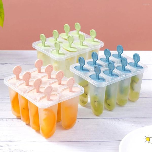 Backformen Worthbuy Eisenhaut Schimmelplastik DIY Ice Lolly Kinder hausgemachte Creme für Sommerküchengeräte machen