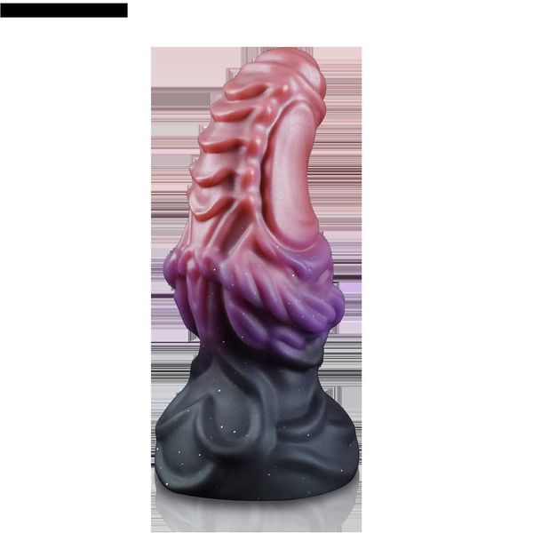 Großhandel neuer 6.6in Monster Dildo Anal Plug Sex Toys Dragon Dildo Prostata Massagne Knoten -Riemen auf Fantasie Sexspielzeug Alien Dildo