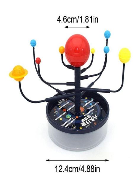 Smart Home Control 1SET SOLAR SISTEMA NOVE PIANETS MODELLO KIT Scienza Assemblaggio fai -da -te Parentchild Interaction Planetarium Toy Kids EDU6049002