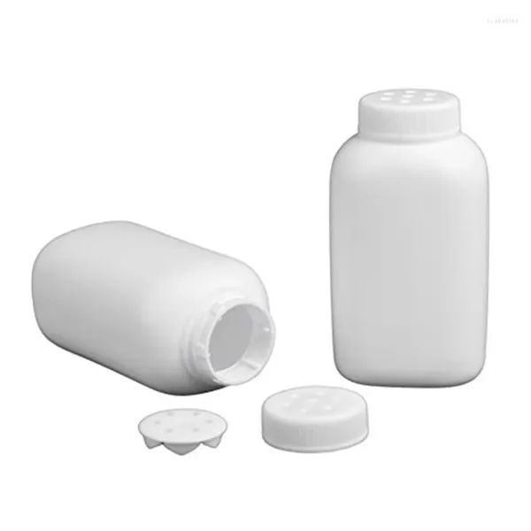 Speicherflaschen 20pcs/Los 80ml Pulverflasche Weißer HDPE -Stil mit Twist Top -Sifter -Kappen
