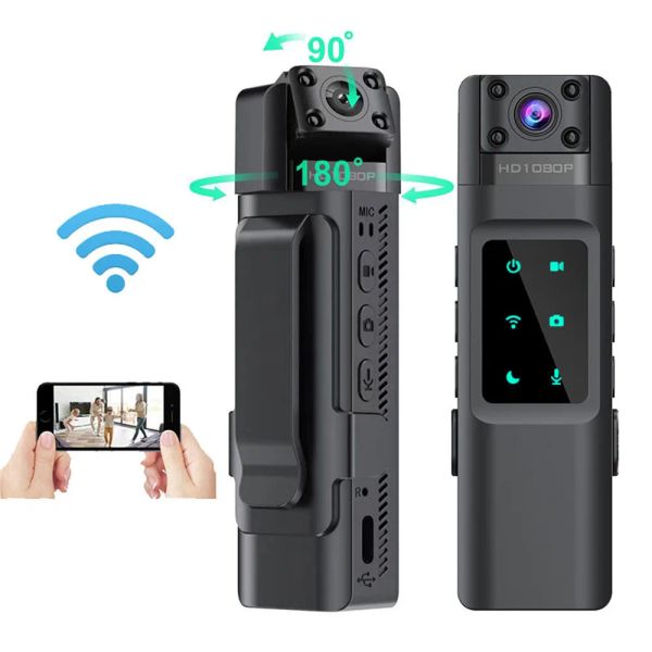 Kameras L13 Mini Tragbarer Brustkörper WiFi -Kamera Digital1080p/720 Professioneller tragbarer magnetischer Nachtsicht Micro Camcorder DVR