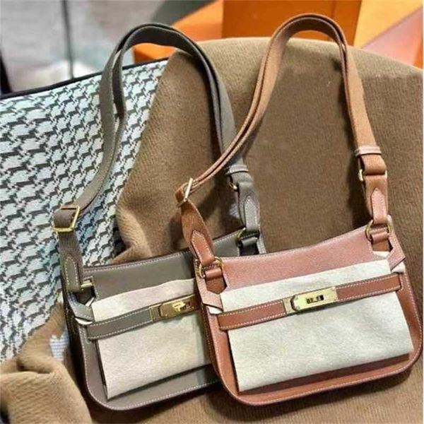 JYPS Designer Crossbody Totes Frauen 7A Echte Lederhandbeutel Erster gewebter Gürtel Single Messenger Womenqq LX98