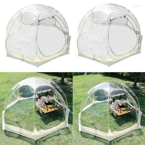 Палатки и укрытия пузырьковой палаток портативный прозрачный прозрачный вид для патио