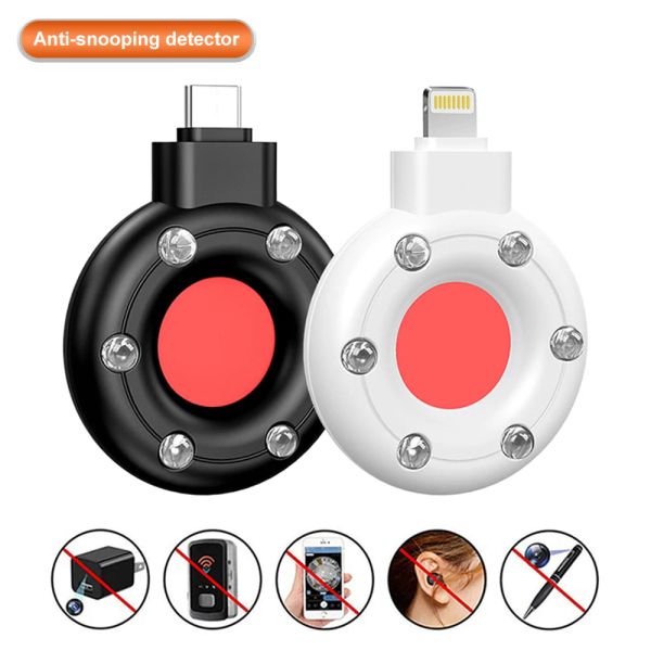 Tools tragbare Kamera -Detektor -Mobiltelefon USB IR -Alarm für Outdoor Travel Hotel Rental Anti Candid Hidden Camera Finder LED Light