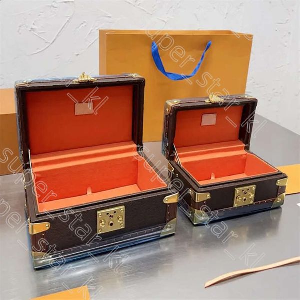 Designer Louiseviutionbag Jewelry Boxes Caixa de relógio de couro 8 Mens relógio de organizador Jóias Caixa de Armazenamento de Jóias Moda Ringos Bresa de Casos Cosméticos 887