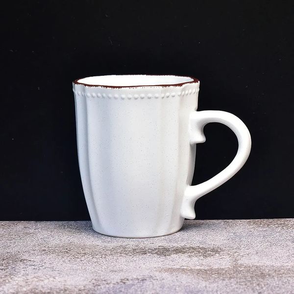 15 oz de chá de chá de café conjunto perfeito para ou caneca amantes de caneca microondas lava -louças Esmalte rústico seguro design moderno stoare 240418