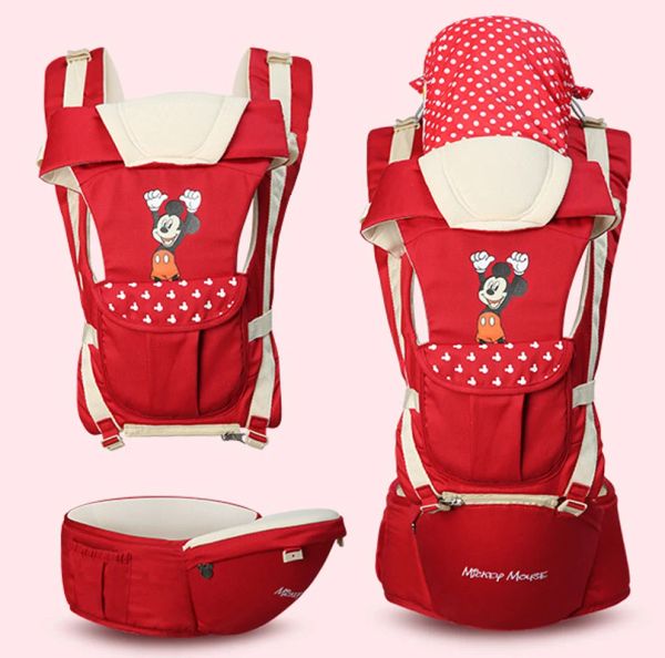 Zaini per baby portante di canguro peluche involuta per infantile portatile hipsat baby care sgabelli sgabelli regolabile sedile al fianco