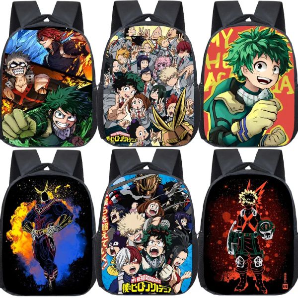 Bags Boku No Hero Academia Academia Gardenga de Backpack Kid Kid Satchel Toddler School School School Anime My Hero Academia Backpack Mini Bookbag