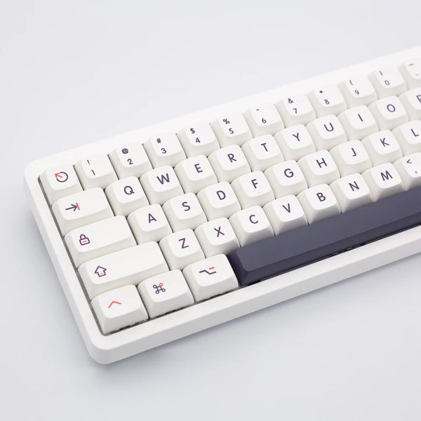 Tastiere 126 keycap PBT bianchi xda profilo tastiera tastiera meccanica per switch ciliegie mx russo giapponese tastie retroilluminate in inglese