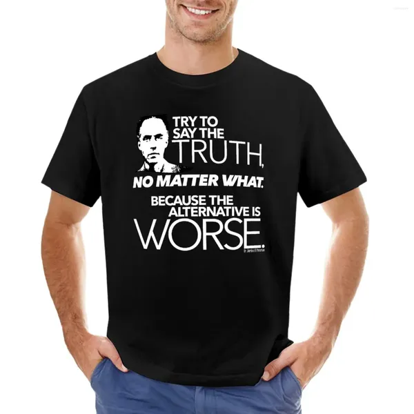 Tampas de tanques masculinas tentam dizer a verdade (2) camiseta t-shirt thirts camisa preta de manga comprida
