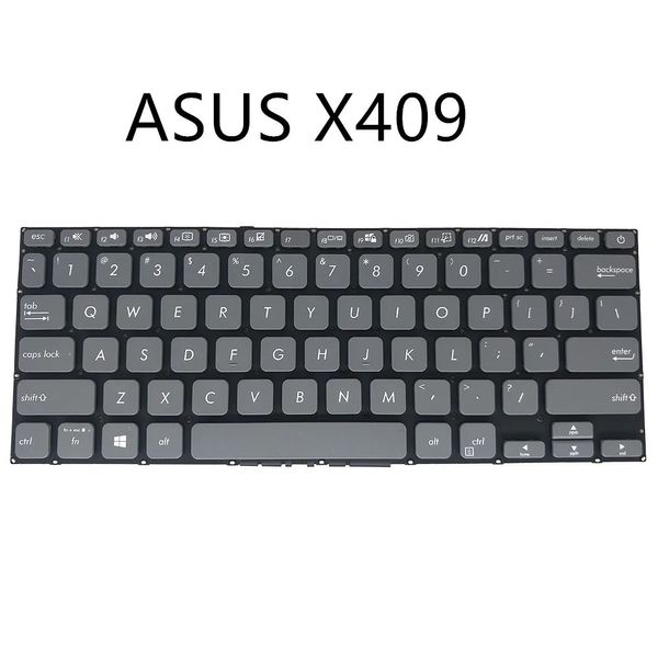 US English Laptop -Tastatur für Asus Vivobook 14 x409 x409FA X409FB X409DA X409BA QWERTY Notebook PC -Tastatur 0Knb02106us00 240418