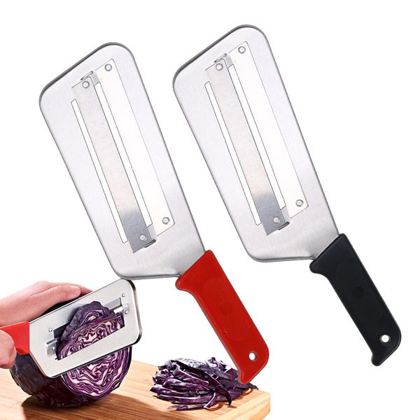 Красная ручка с двойным планором овощного ножа нарезание нож