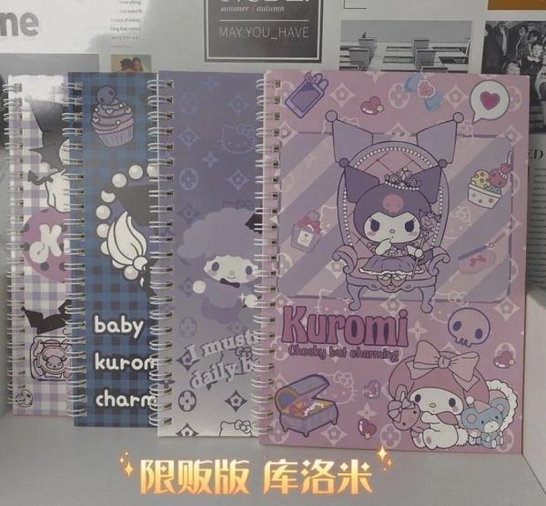 Großhandel süße Kuromi Cinnamoroll Style A5 Notizbilder Student Daily Memos Lernen Mini -Notizbilder für Kinderfestival Geschenkschule 60 Blätter Briefpapier